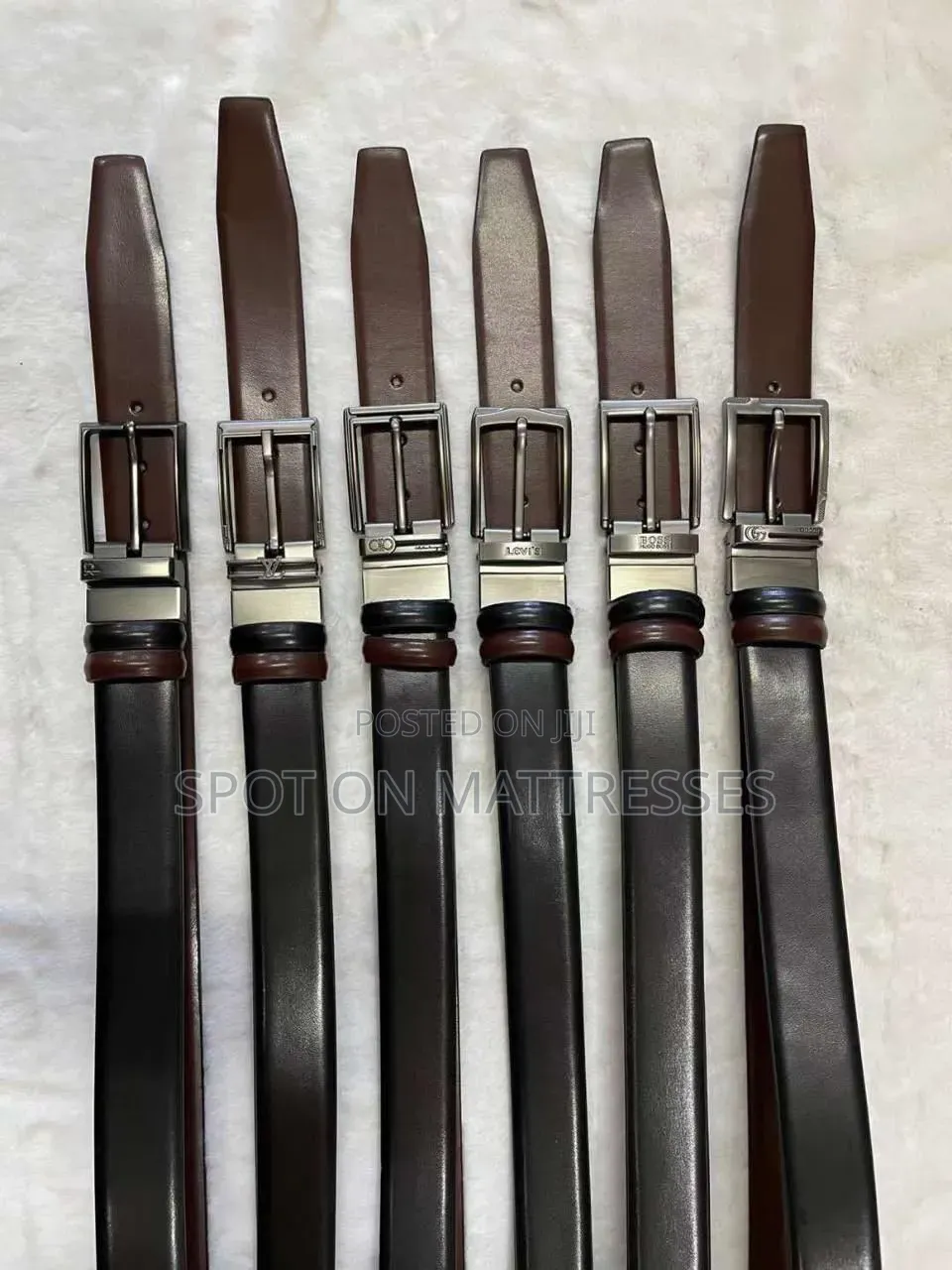 One-Sided and Double-Sided Belts for Men. Delivery Services Available.