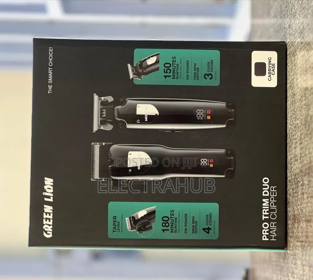 Green Lion One Pro Trim Duo Hair Clipper Brand New Sealed