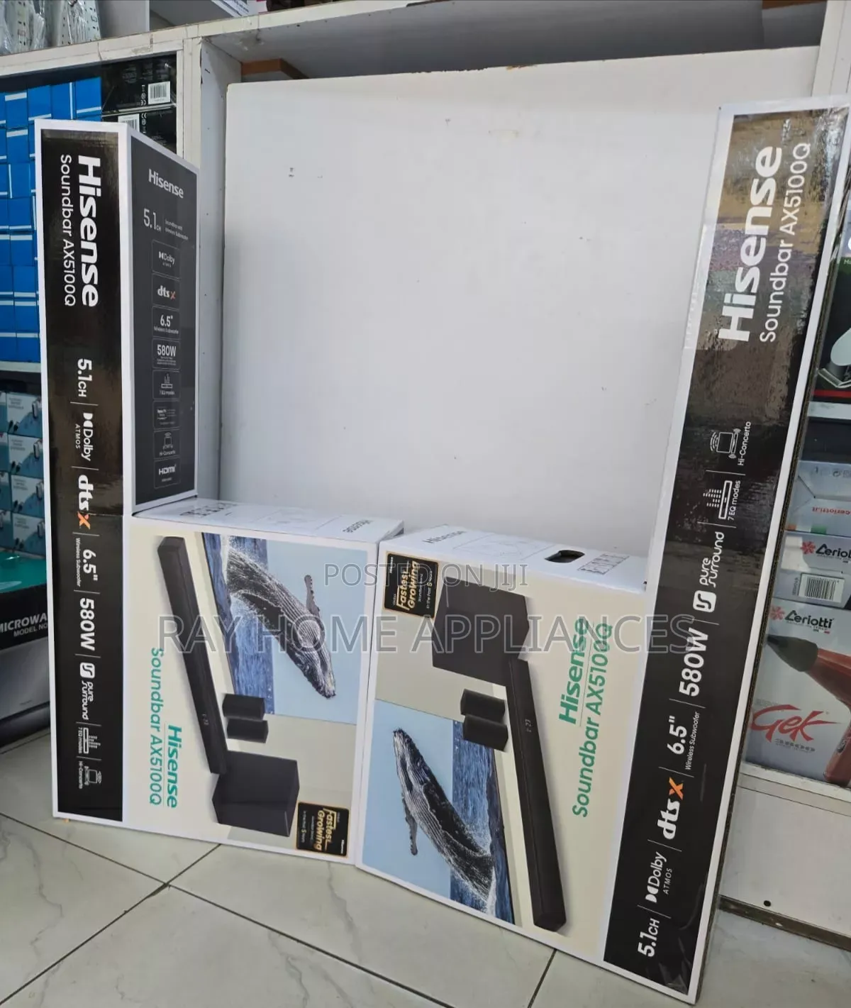 Hisesne Sound Bar 580 Watts With DoulbyAtmos