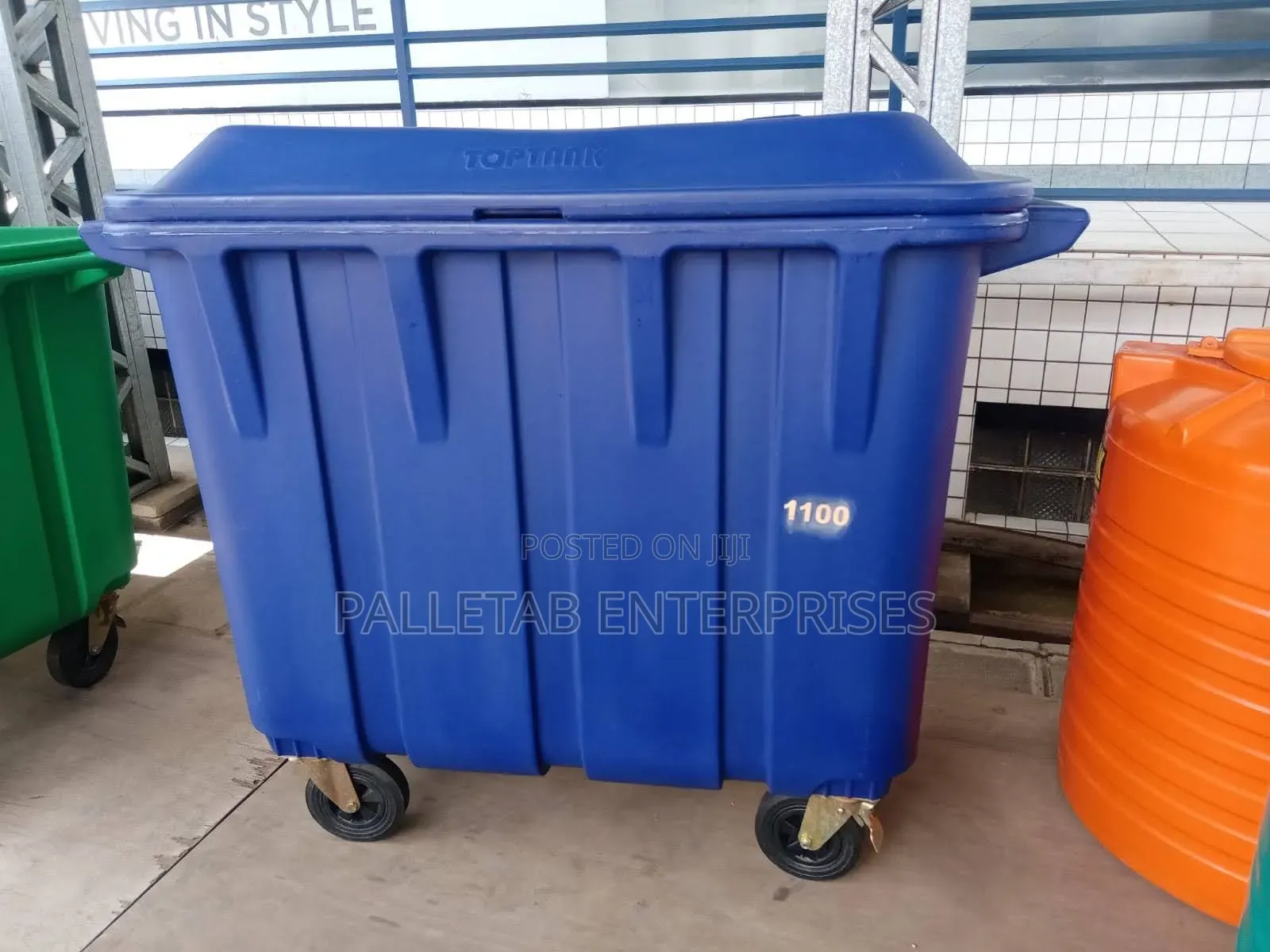 1100L Heavy Duty Waste Bin