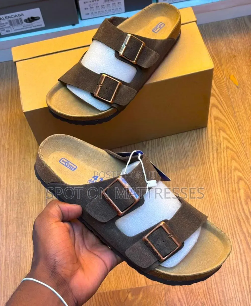 Double-Buckle Sandals for Men. Sizes 40-45. Nationwide Delivery.