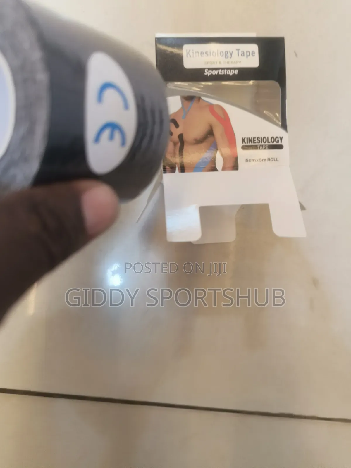 Black Kinesiology Muscle Tape.