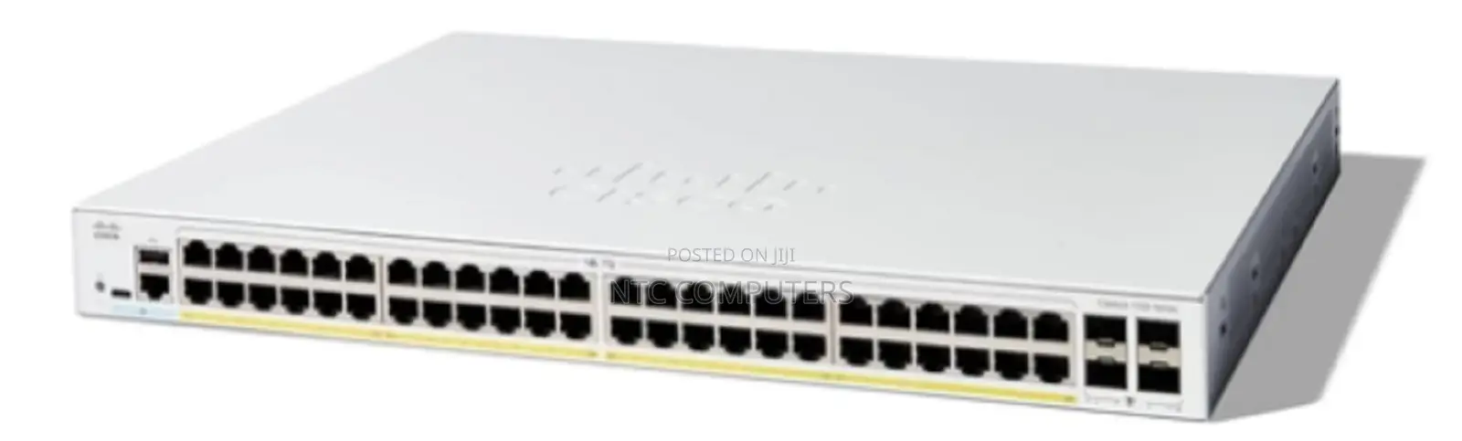 Cisco C1300-48p-4g Catalyst 48-Port Gigabit PoE+ Managed Switch – 370W