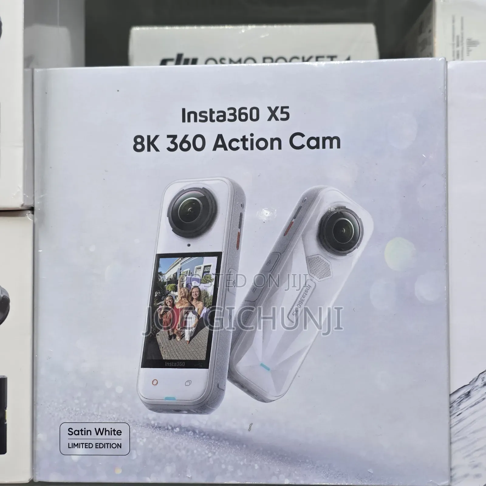 Insta360 X5 8K 360 Action Cam (Satin White Limited Edition)