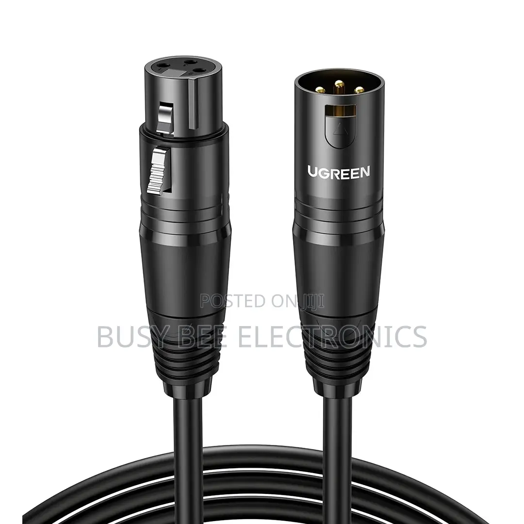 XLR Cables 3ft 6 Pack, XLR Microphone Cable, 3-Pin Professional Male T