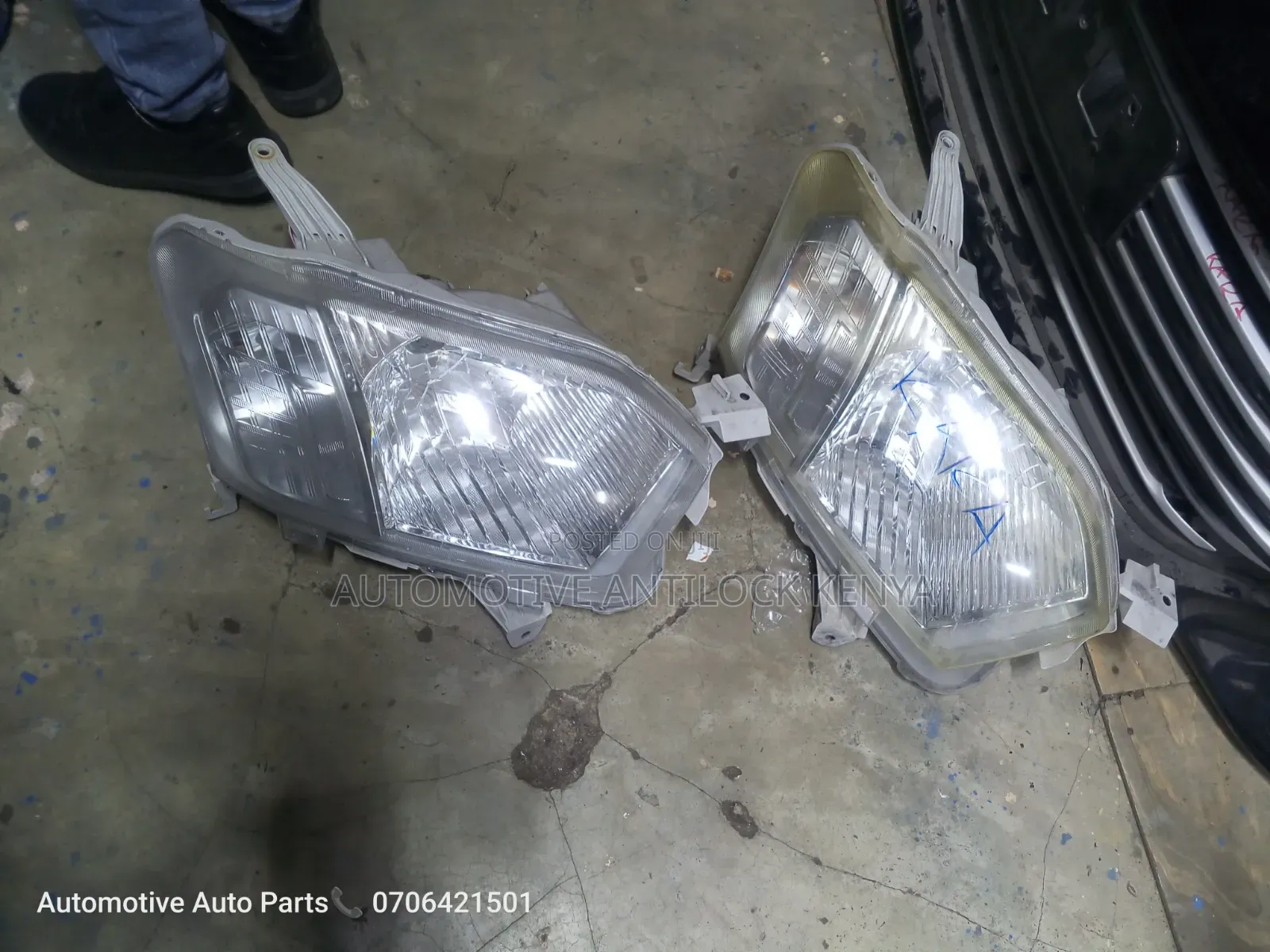 Ex Japan Probox New Model Bumper, Headlights and Nosecut