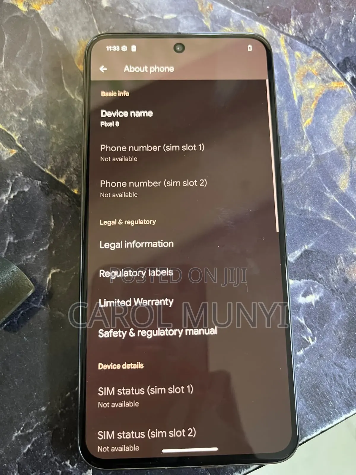 New Google Pixel 8 128 GB Gray