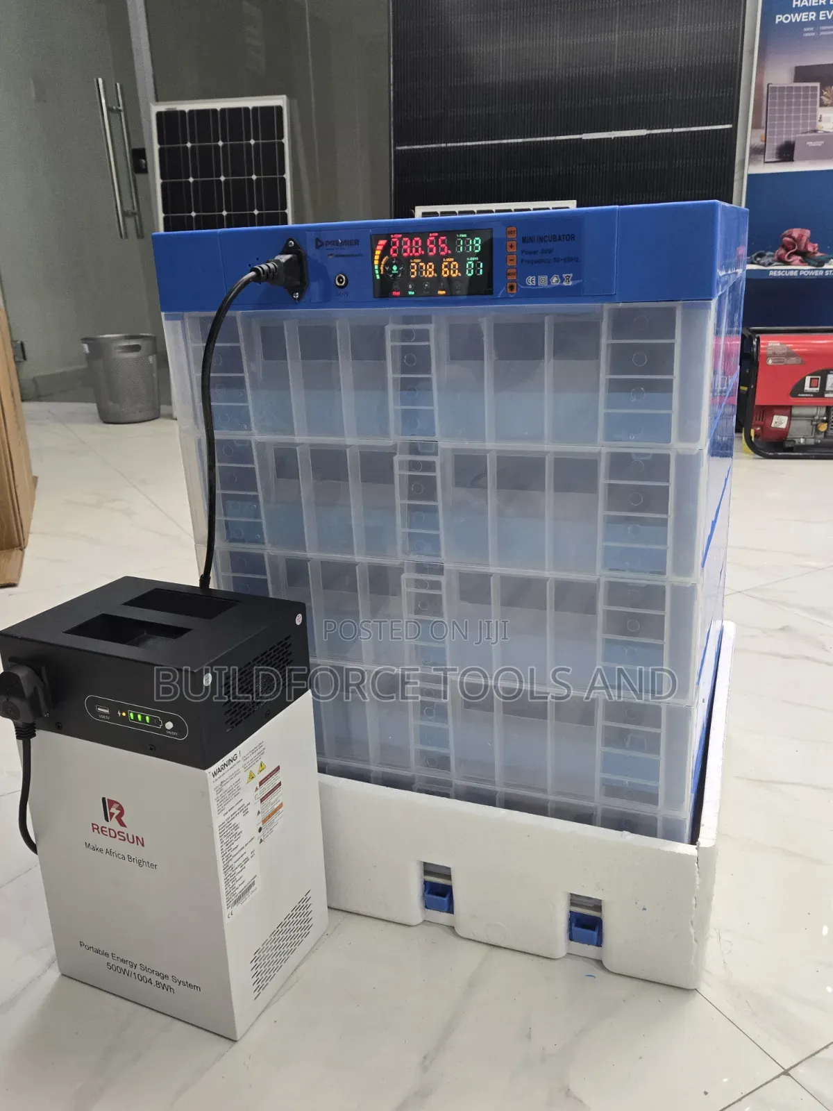 320-Egg AC/DC Incubator & Redsun 500W Portable Power Station Bundle