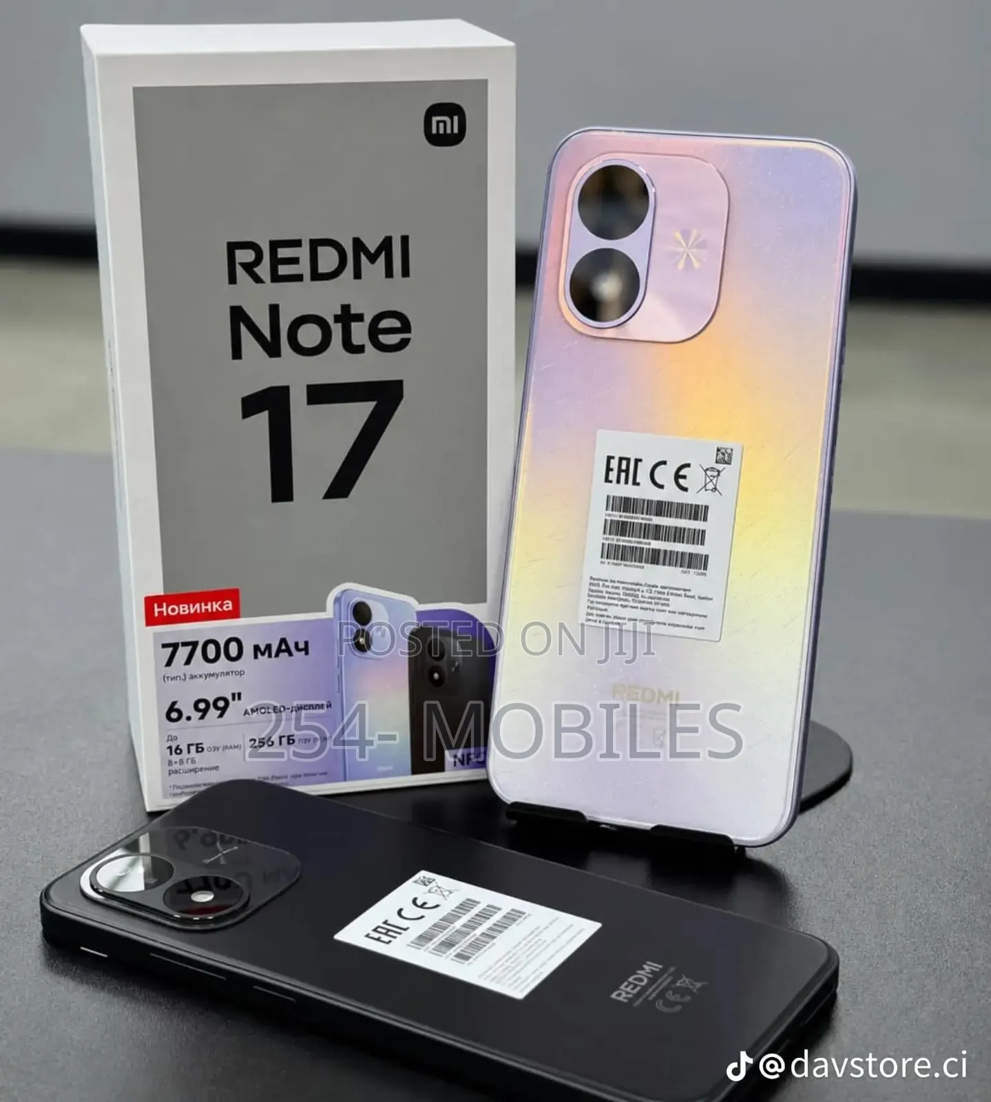 New Xiaomi Redmi Note 17 256 GB Black