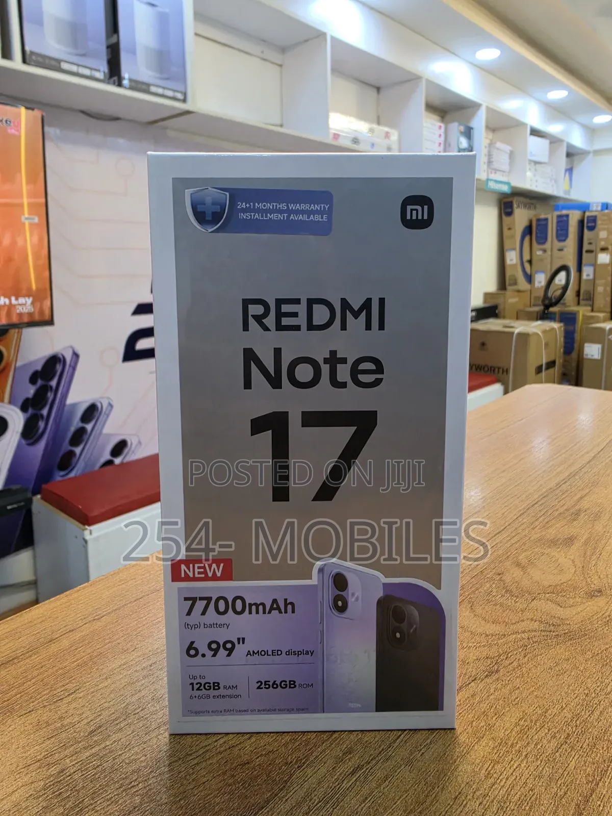 New Xiaomi Redmi Note 17 256 GB Black