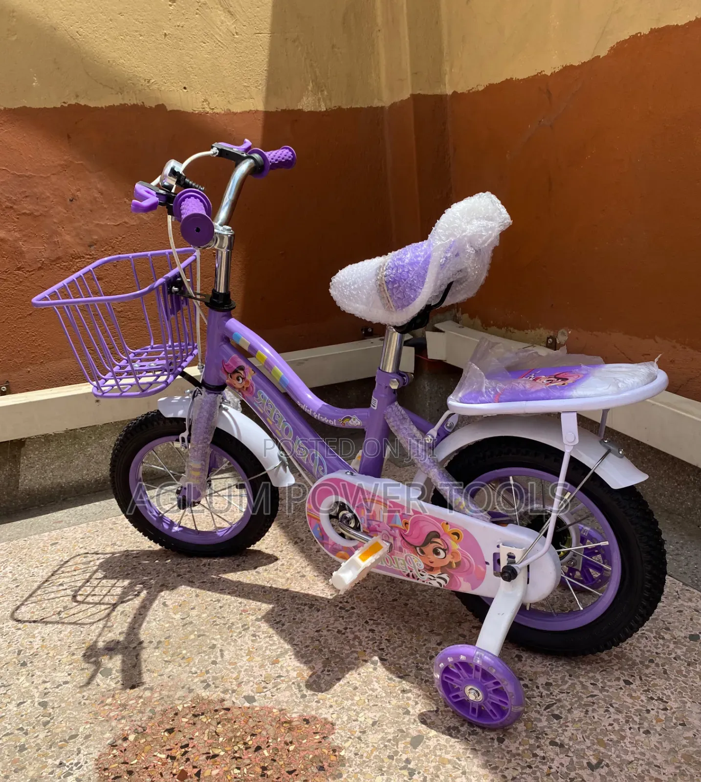 Size 12 Kids Girls Bike Purple