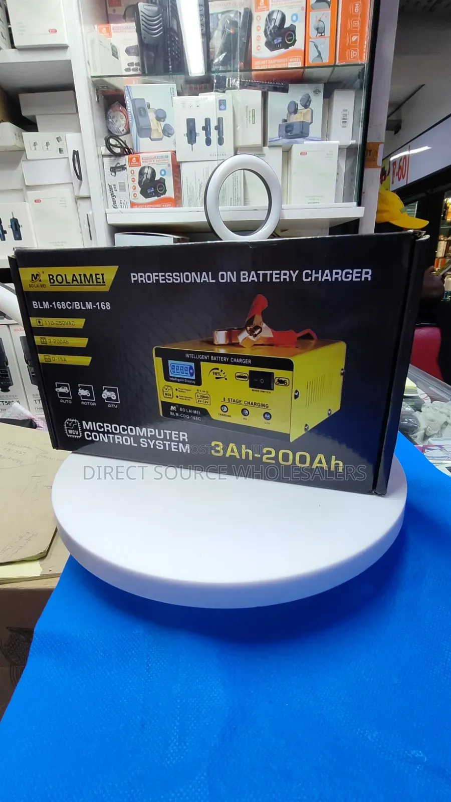 Automatic Battery Charger 0-15a for Car Motorcycle ATV