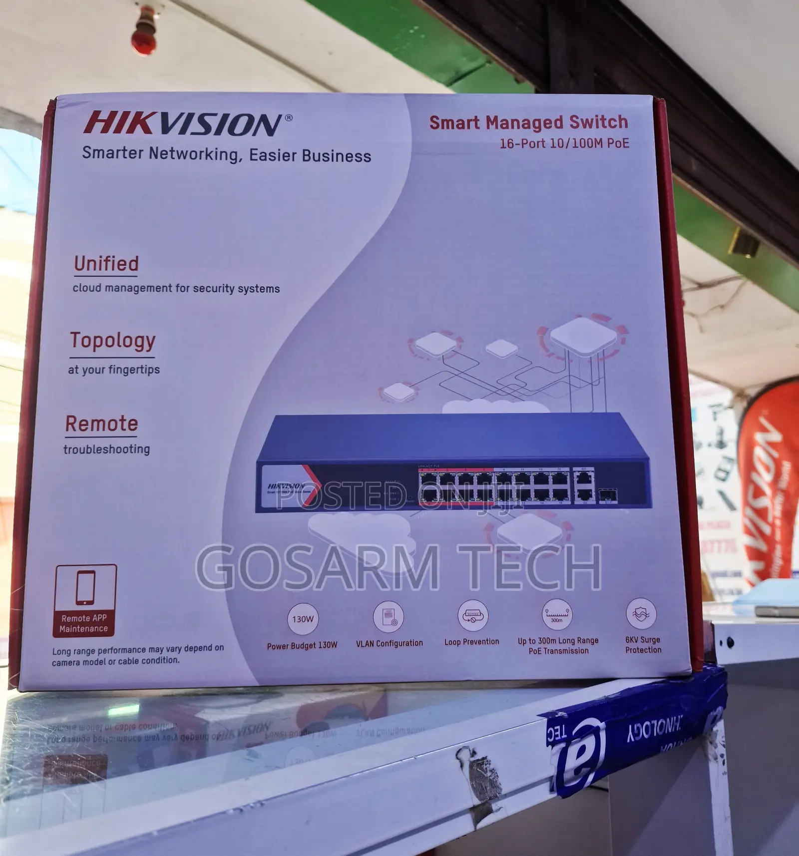 Hikvision DS-3E1309P-EI/M 8-Port Gigabit Smart Managed PoE Switch