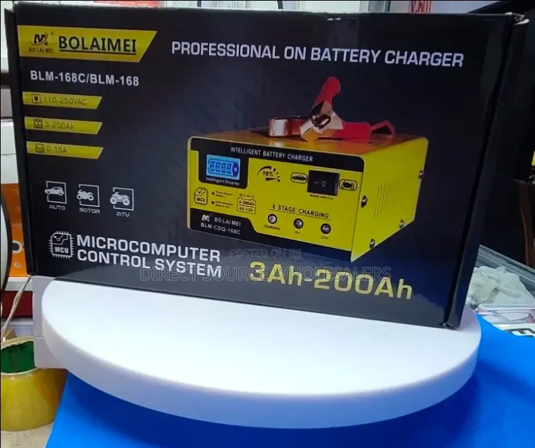 Heavy Duty Smart Battery Charger 3-200Ah With Digital Display