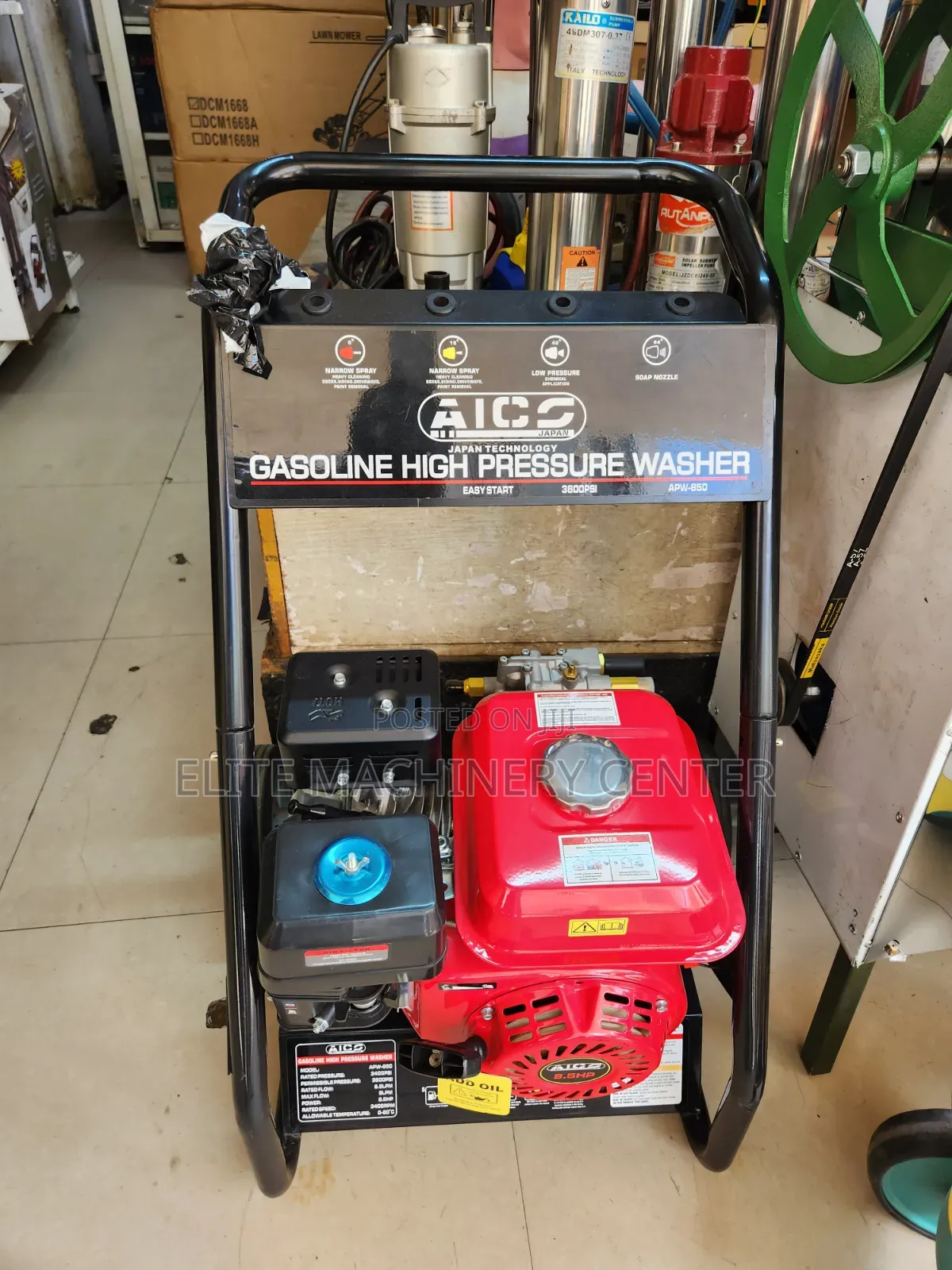 AICO APW-850 Gasoline High Pressure Washer,