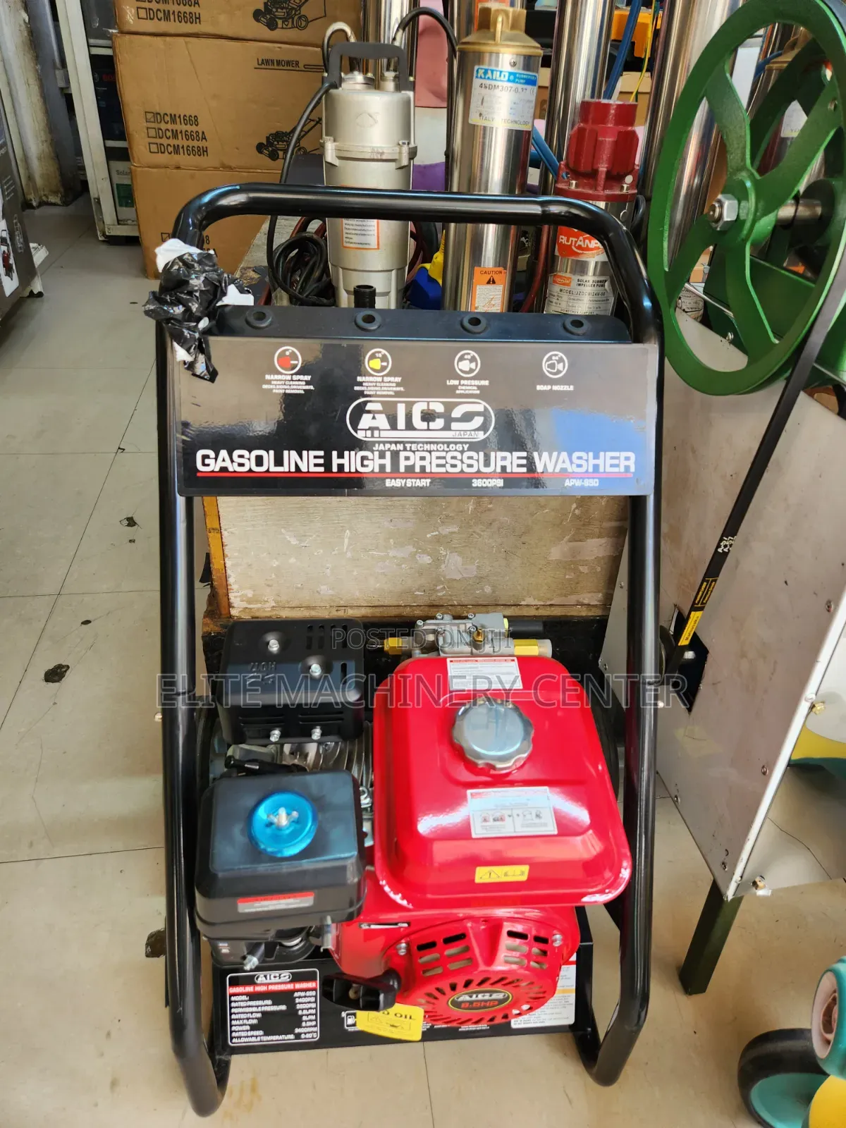 AICO APW-850 Gasoline High Pressure Washer,