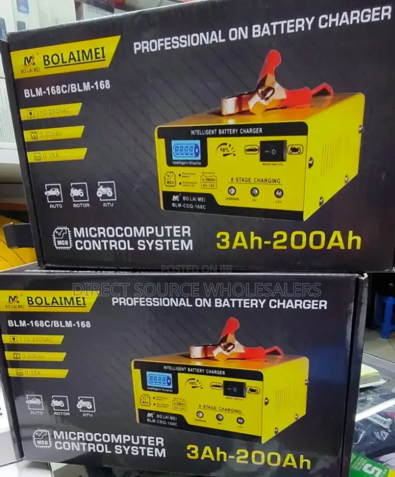 Digital Car Battery Charger 15A 6v/12v Intelligent Charging System