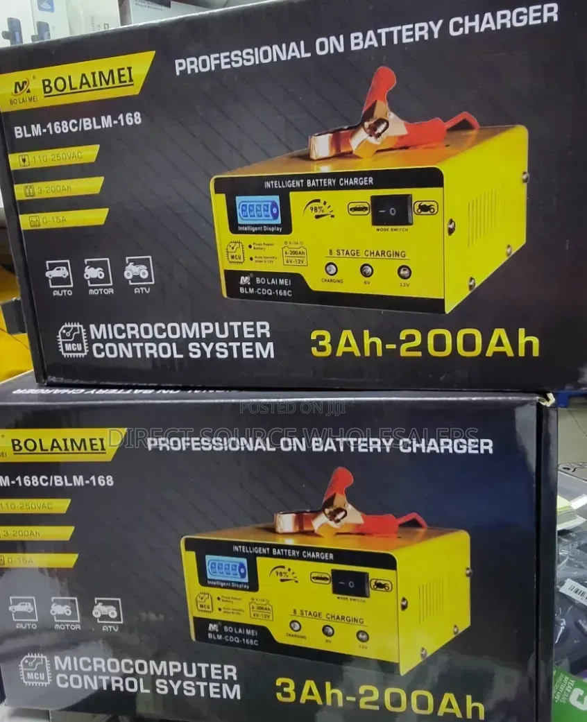 Digital Car Battery Charger 15A 6v/12v Intelligent Charging System