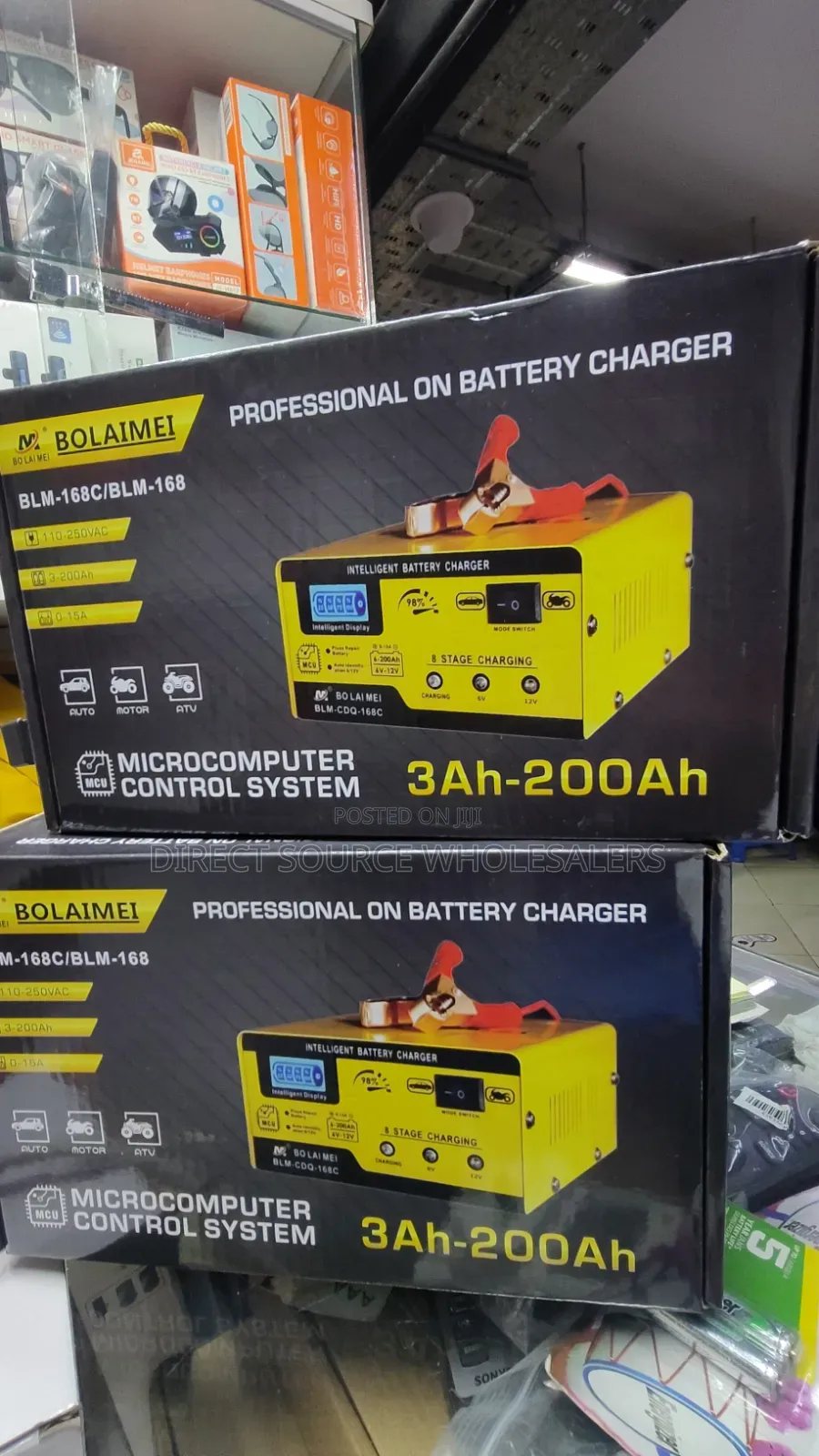 Multi-Stage Intelligent Battery Charger 3Ah-200Ah BLM-168