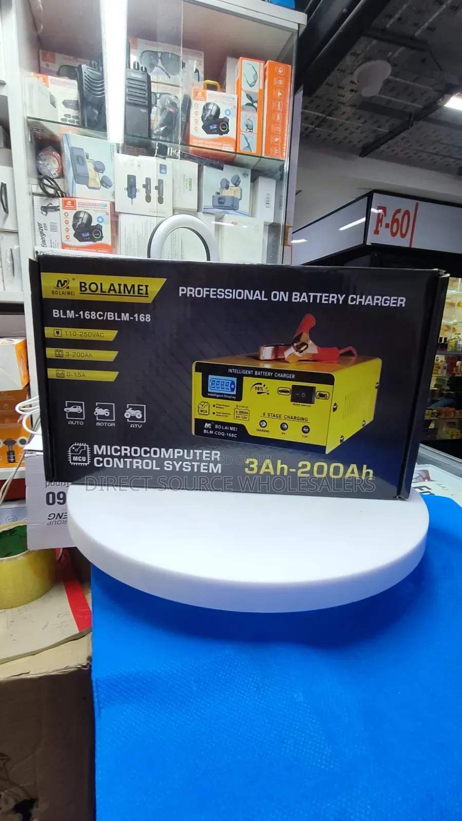 Multi-Stage Intelligent Battery Charger 3Ah-200Ah BLM-168
