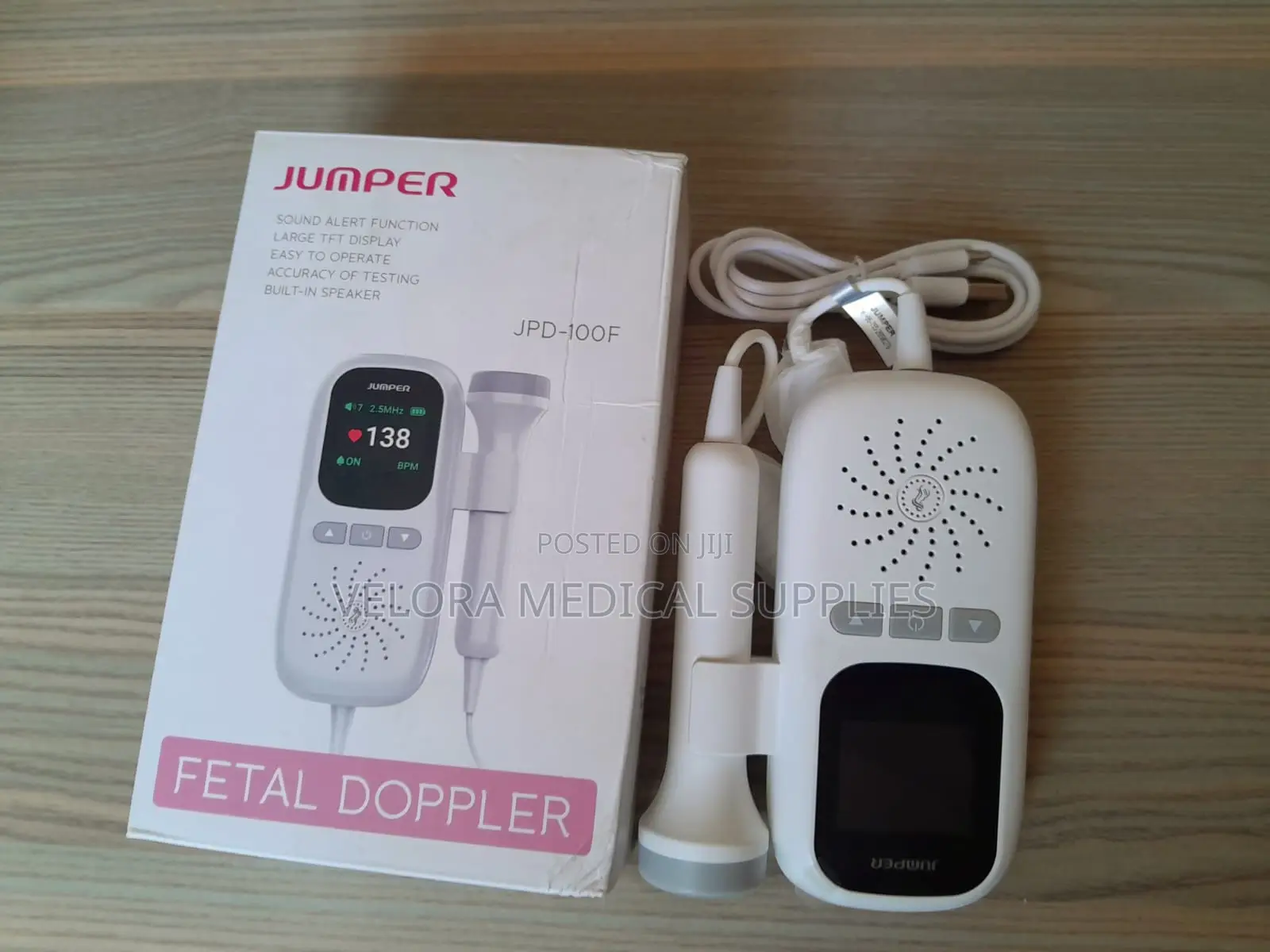 Jumper Fetal Doppler Rechargeable – Baby Heart Monitor