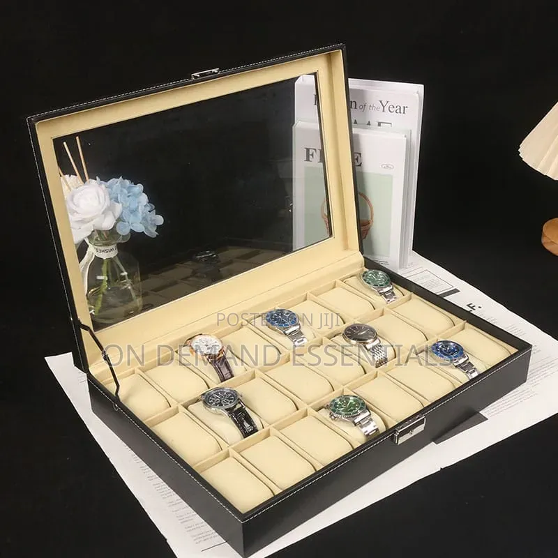 24 Slots Watch Organizer/Storage Box