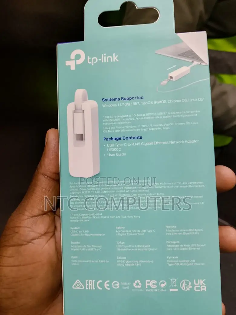 TP-Link USB Type C to Gigabit Ethernet Network Adapter .