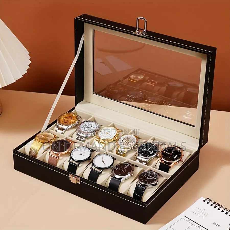 12 Slots Watch Organizer/Storage Box