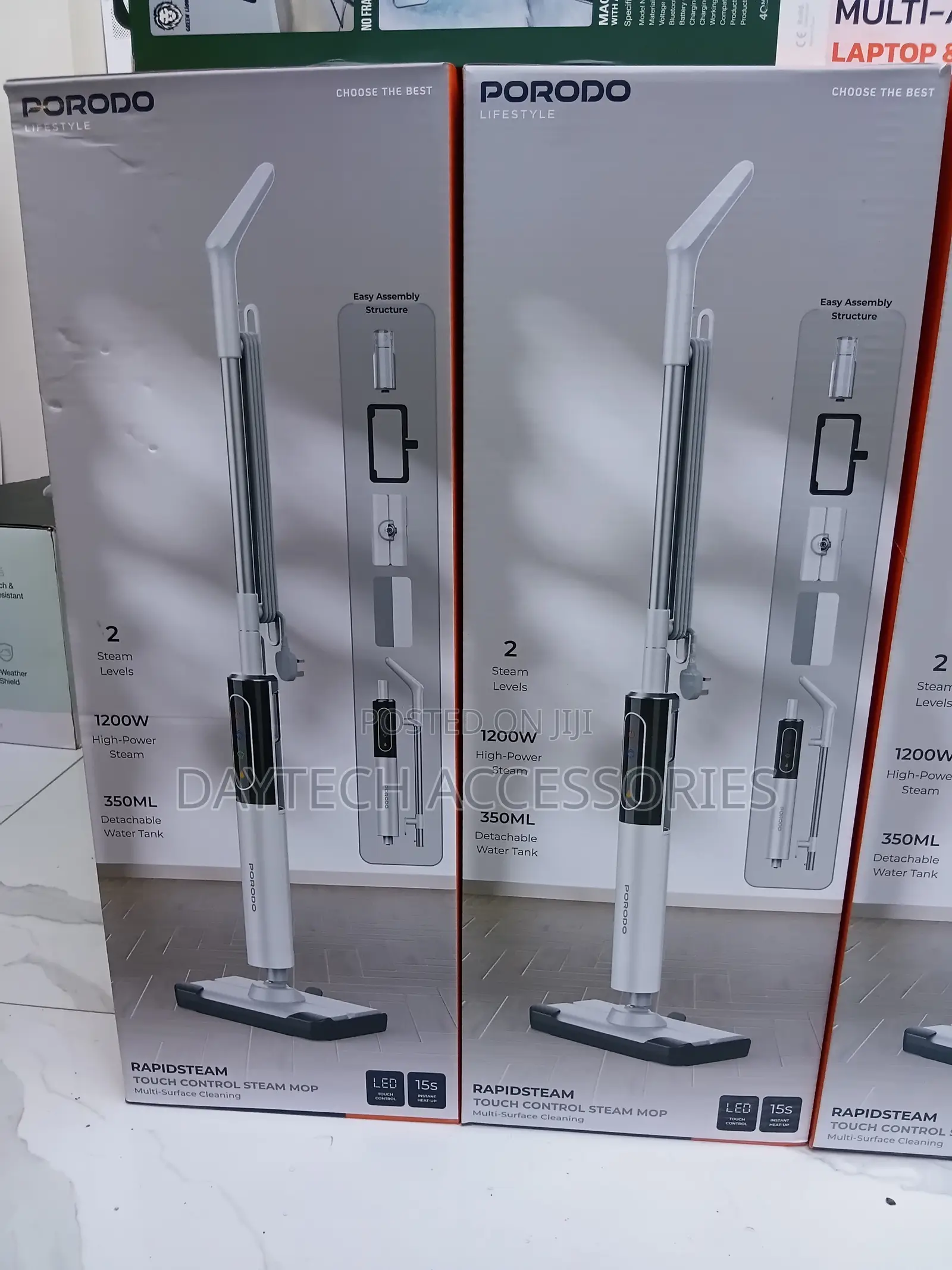 Porodo Rapid Steam Touch Control Steam Mop