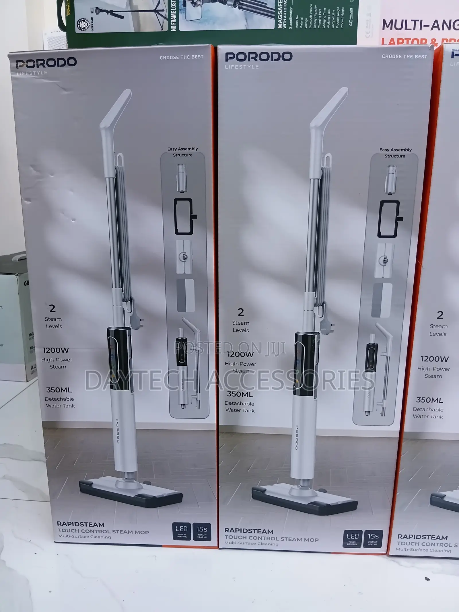 Porodo Rapid Steam Touch Control Steam Mop