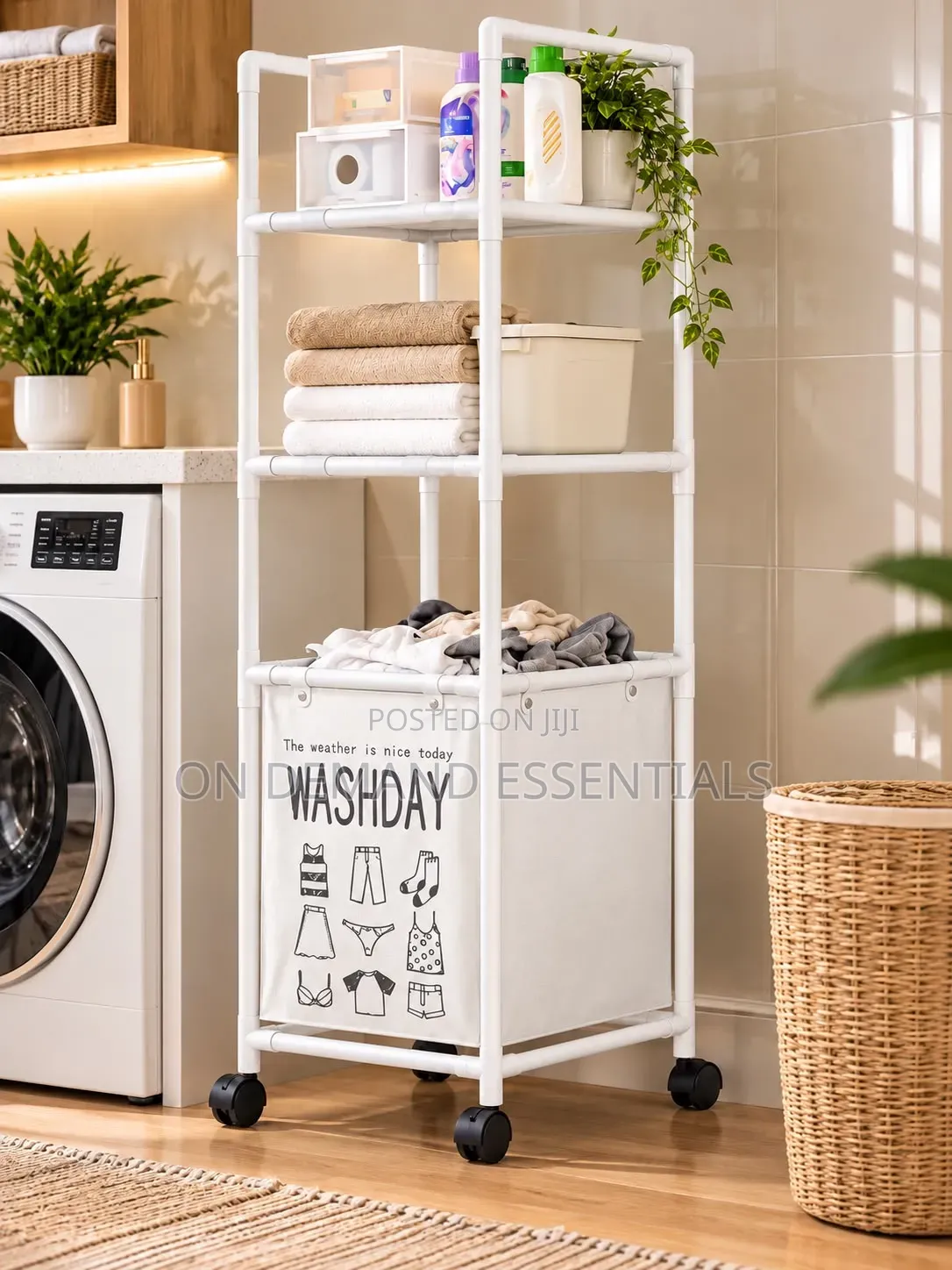 Multi-Functional Home Storage Rack