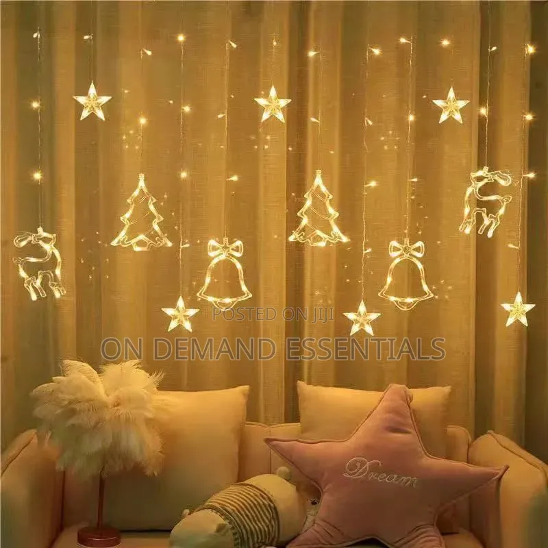 *Christmas Wish Ball LED Garland Curtain Light