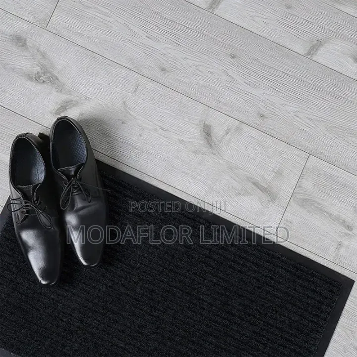 Ribbed Carpet Door Mat 80x120cm 10mm Heavy Duty Entrance