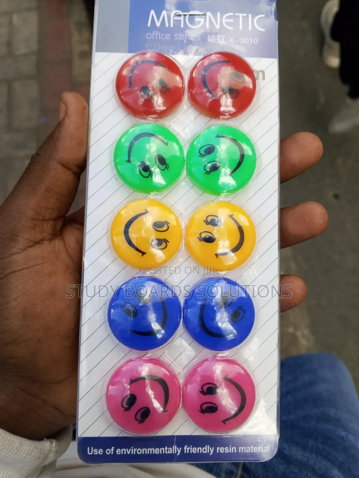 5 Colour Whiteboard Magnets