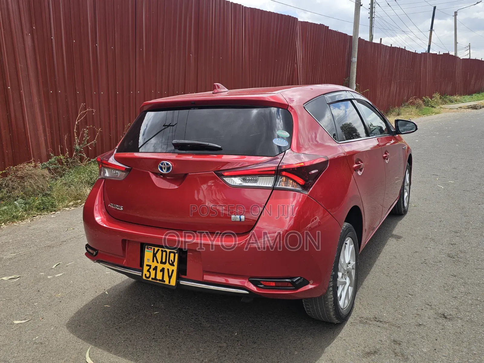 Toyota Auris 2017 Red