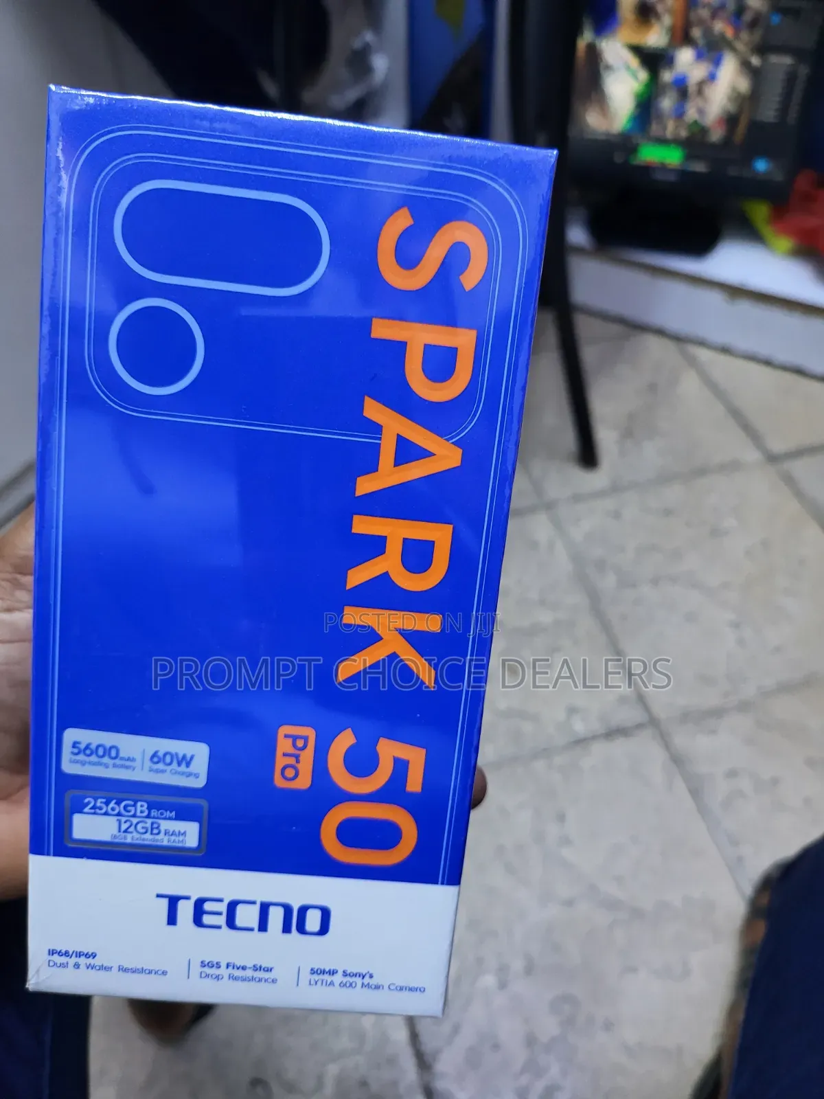 New Tecno Spark 50 Pro 256 GB Black