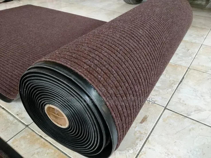 Ribbed Carpet Door Mat 80x120cm 10mm for Offices & Homes