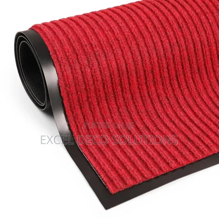 Ribbed Entrance Carpet Mat 80x120cm 10mm for High Traffic Areas