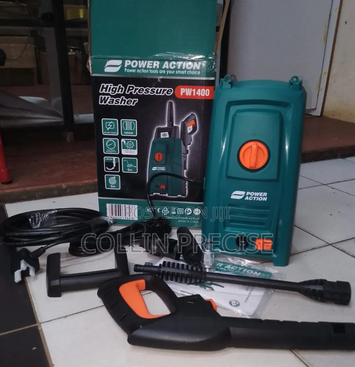 Power Action PW1400W High-Pressure Washer