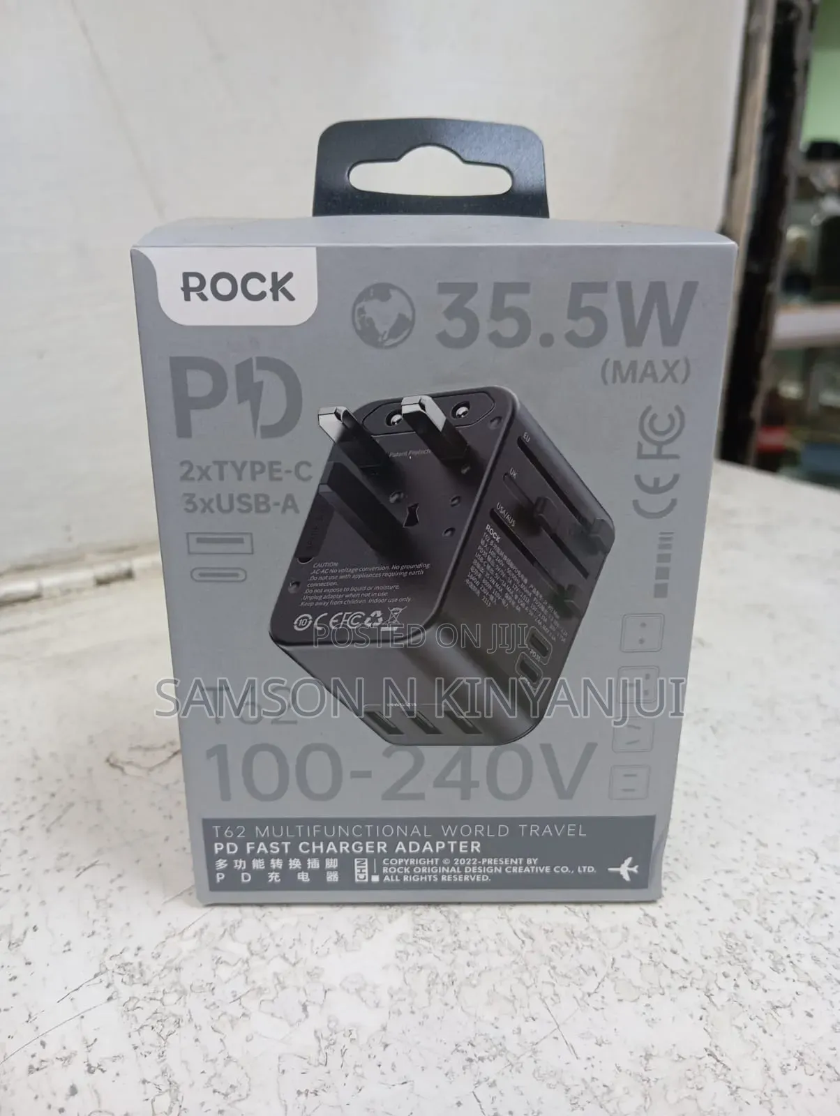 ROCK 35.5W Travel Adaptor