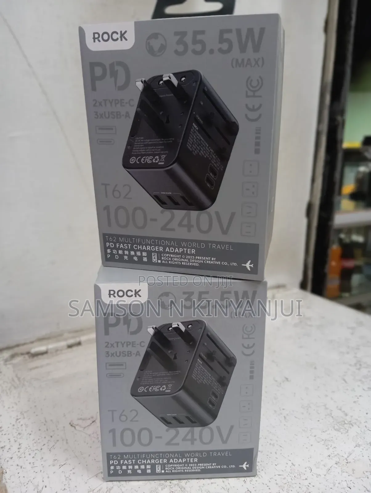 ROCK 35.5W Travel Adaptor
