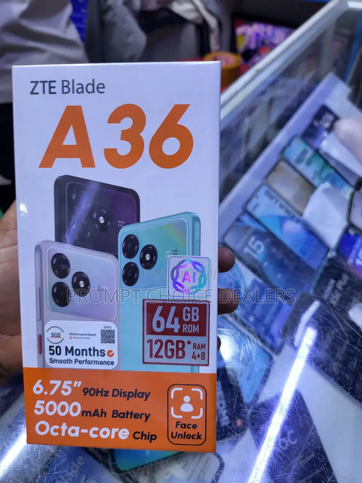 New ZTE Blade A36 64 GB Black