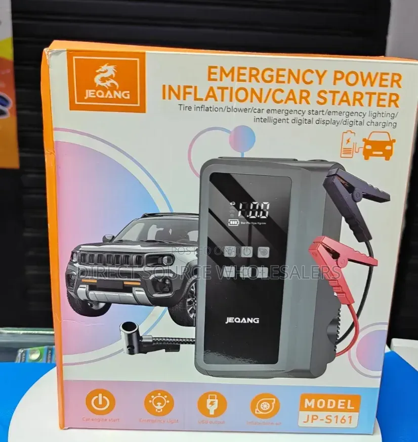 JEQANG JP-S161 Car Jump Starter & Tyre Inflator