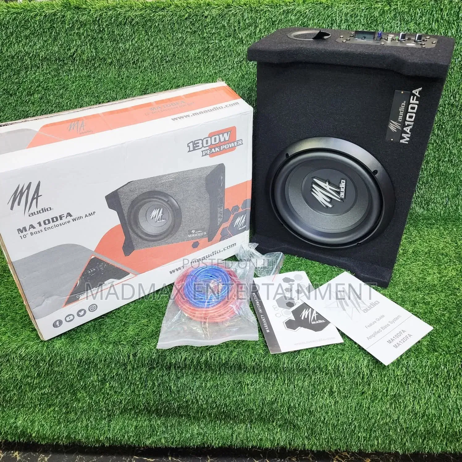 MA Audio Powered Subwoofer Down Firing