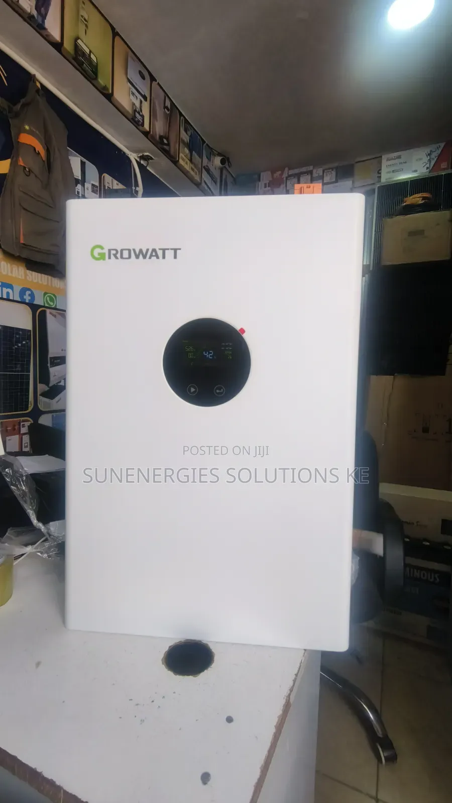 5.12kwh 51.2v 100ah Growatt Wall Mount Lithium Battery