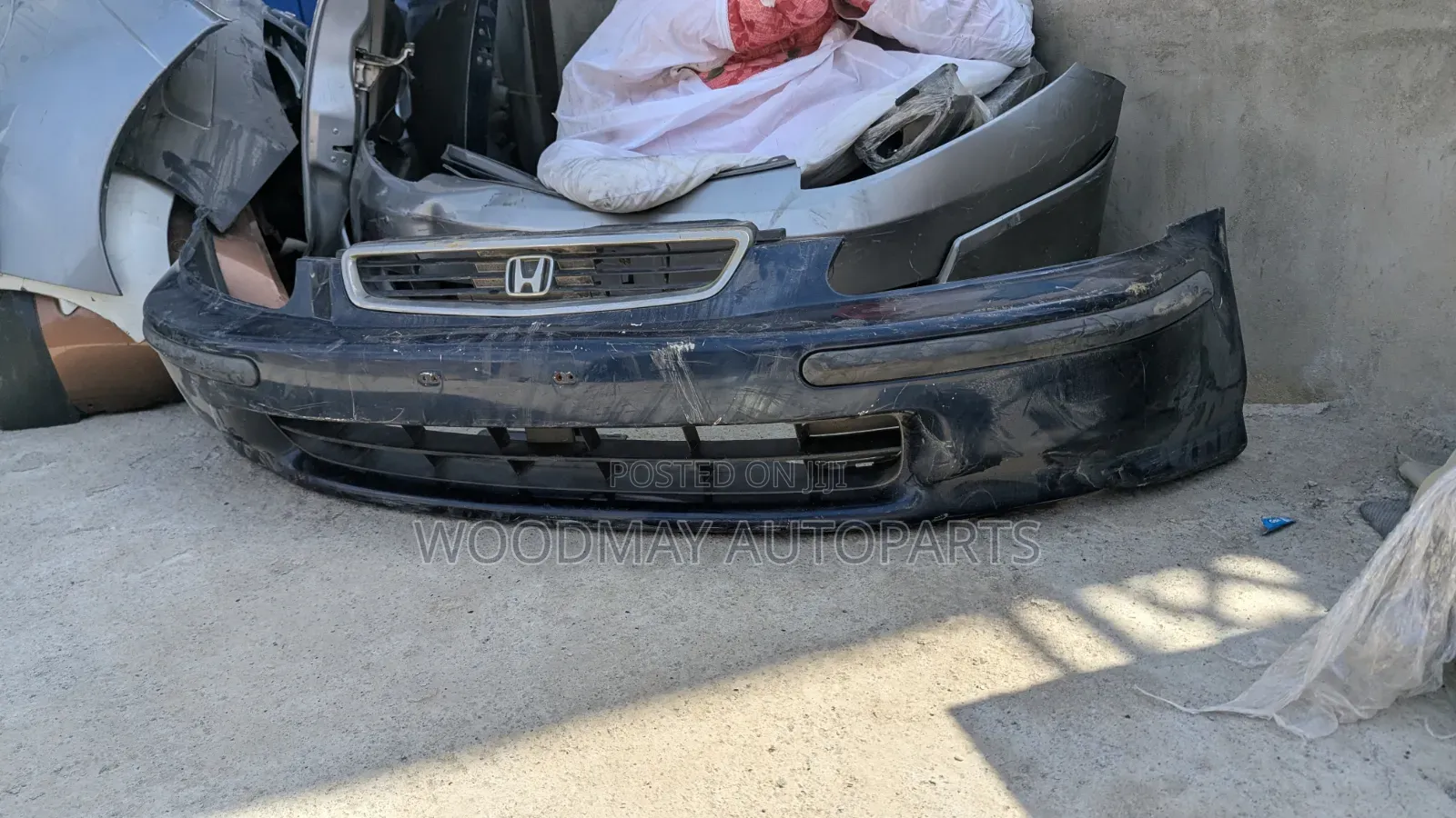 Honda Civic 1998 Complete Front Bumper With Grill