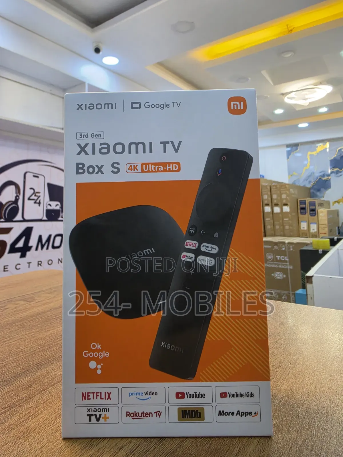 Xiaomi TV Box S (3rd Gen) - 4K, Dolby Vision, Google TVTM, Black