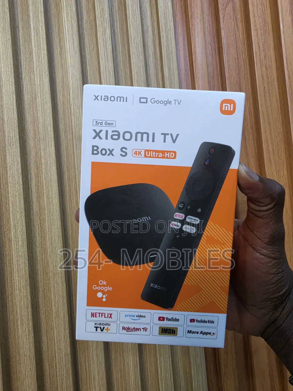 Xiaomi TV Box S (3rd Gen) - 4K, Dolby Vision, Google TVTM, Black