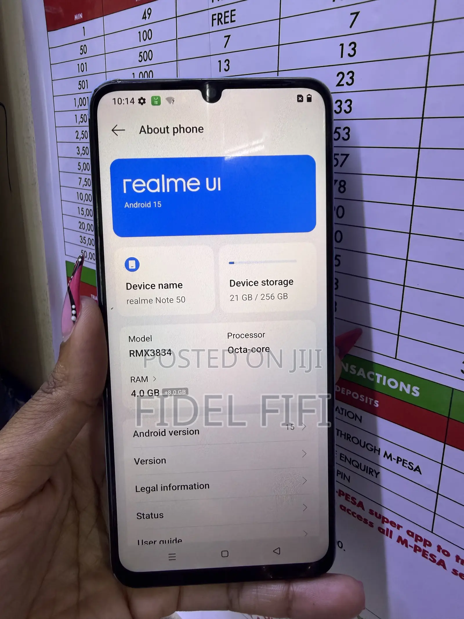 Realme Note 50 256 GB Blue