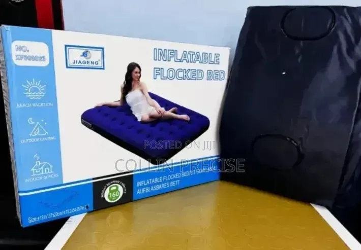 Inflatable Flocked Bed – 4×6 Ft* 
*Without Pump*